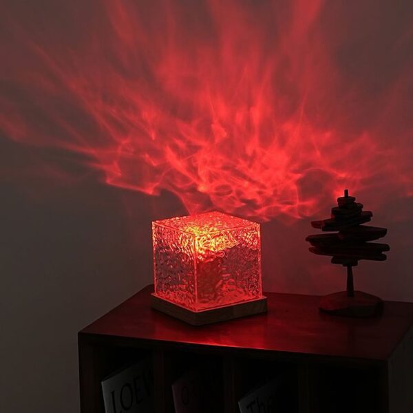 LED Water Ripple Projection Lamp - Tranquil Ambiance Creator