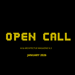 OPEN CALL AI& ARCHITECTURE 2026 PARTICIPATION FEE